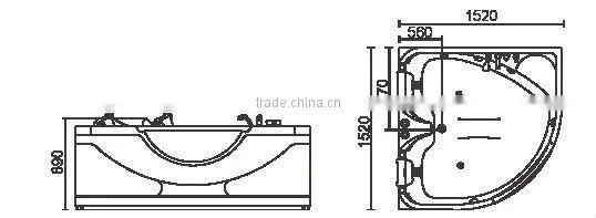 massage bathtub(massage tub,hot tub)WS-150150