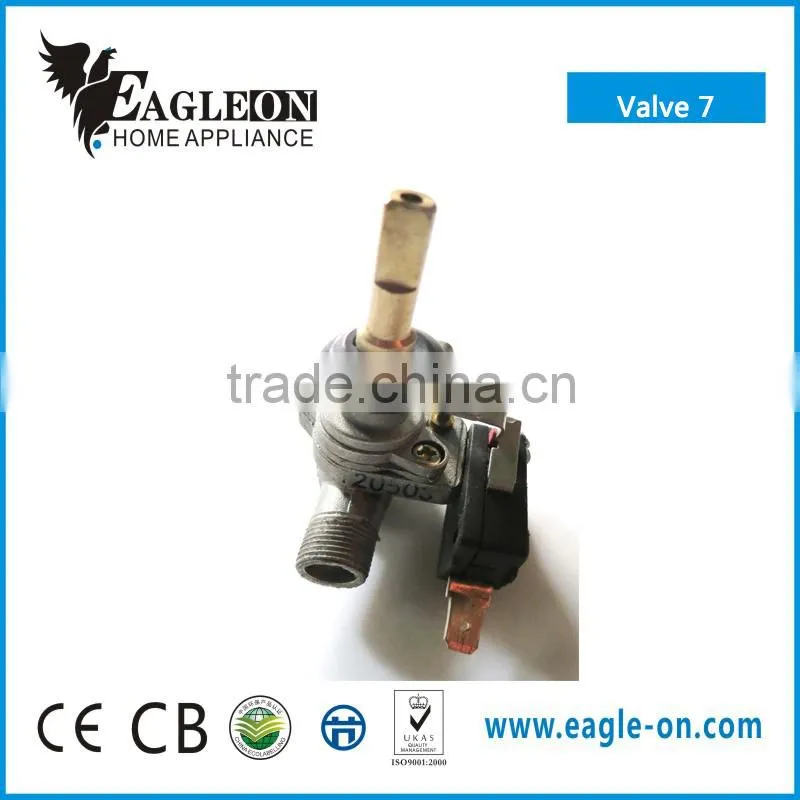 SKD/CKD Double pipe gas valve with safety flameout for table/build in cooker