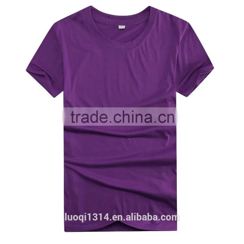 Latest Blank Designs wholesale plain t shirts couple t-shirt