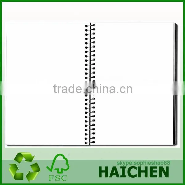 paper board printing cover spiral notebook