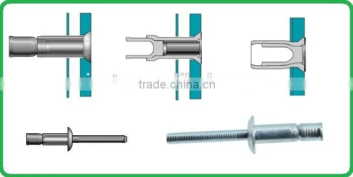 DOME HEAD STRUCTURE MONO-BOLT RIVETS