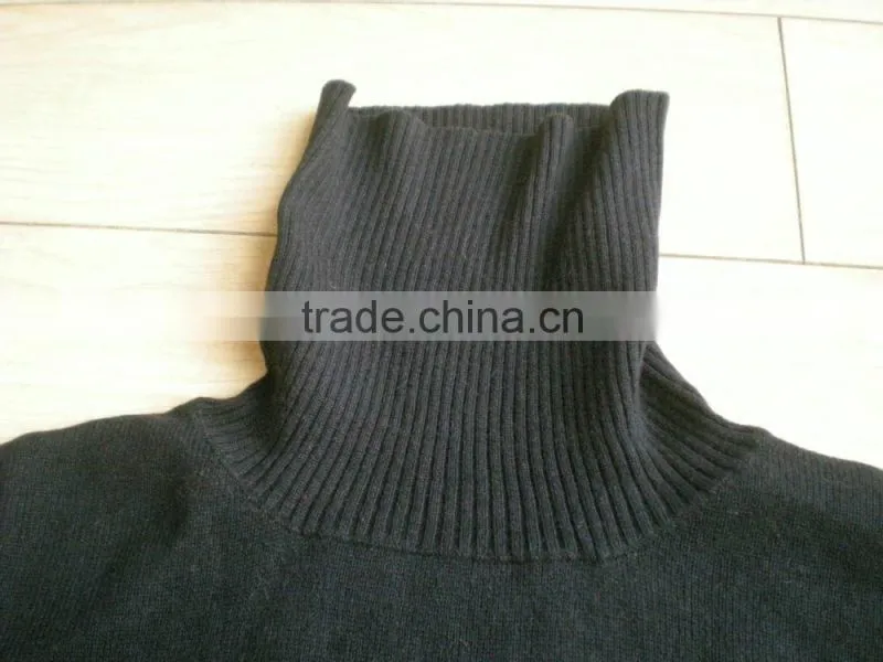 mens collar wool sweater