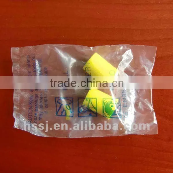 2016 new safety ear plugs PU foam wireless ear plugs wireless cylindrical PU foam earplugs SNR: 33db ear plugs in plastic case