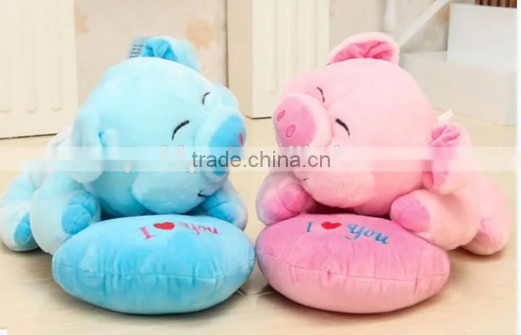 plush animal toys/plush animal cushion