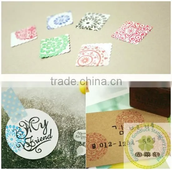 Custom design rubber machine for card making