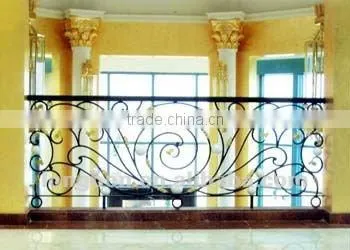 2014 Top-selling hand forged fancy garden steel fence