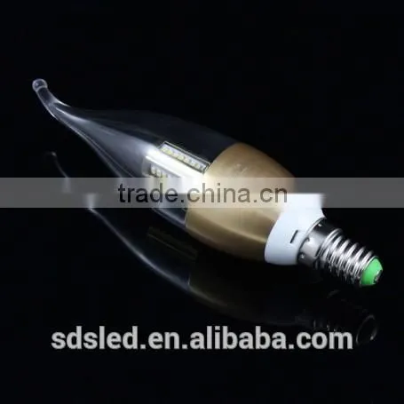 LED Candle bulb 4w E14 led candle light 3014SMD Warm White LED candle bulb light