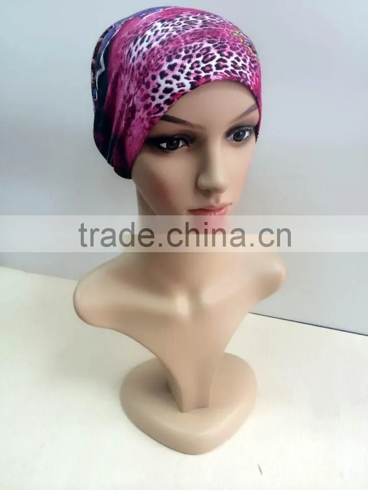 C073 new style print tube underscarf,muslim hats
