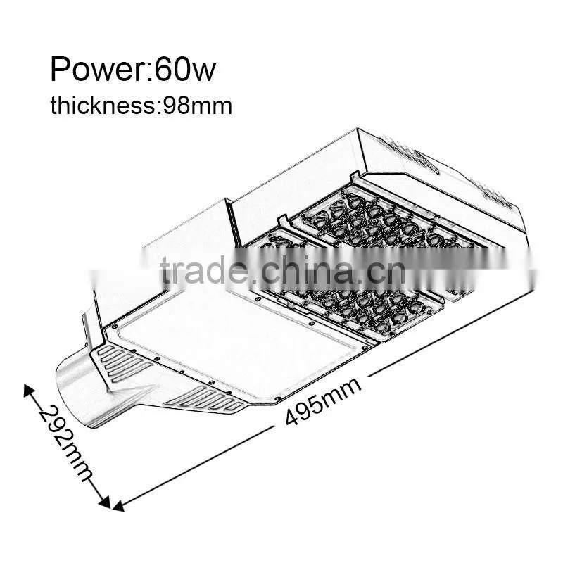 high power 90w led street light fixtures led street lighting price