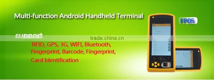 All in one touch screen handheld windows mobile pos terminal FP05