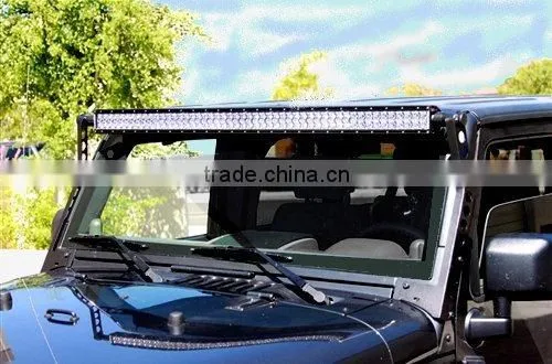 For Jeep JK Window Light Bar Bracket and Windshield Guard (steel brackets)