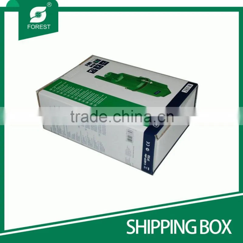 HIGH QUALITY CORRUGATED SHIPPING CARTONS FOR PACKING ENGINE WITH COLORFUL PRINT