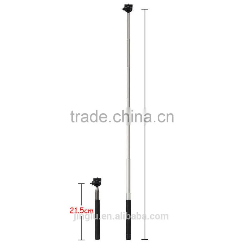 Aluminum Material and Mini Tripod / Lightweight Type selfie stick with bluetooth shutter button