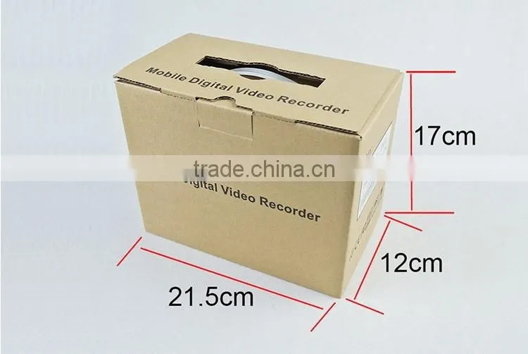 Professional Vehicle Monitoring 4CH Sd Card Mobile DVR With Free Client Software