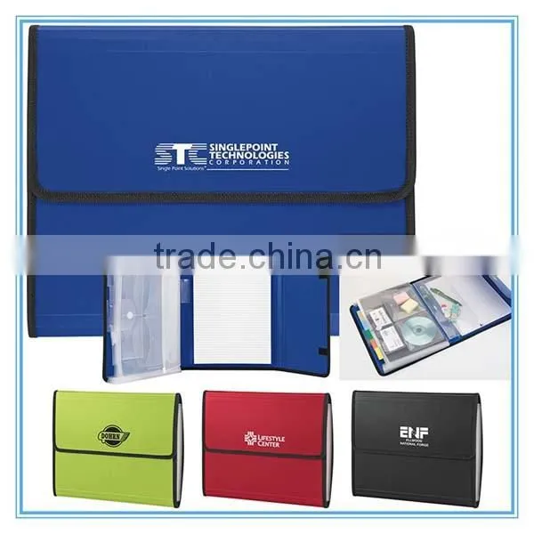 2015 Hot selling A4 PP office portfolio organizer