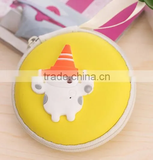 Multifunctional cute bay max round coin purse made in China