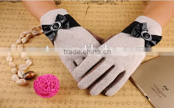 Anti-slip With Velvet Gloves Finger Touch Screen Gloves For Warm Hand