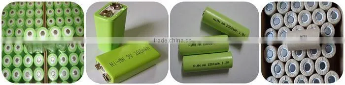 AAA 500mAh nimh rechargeable battery pack 12V with wires
