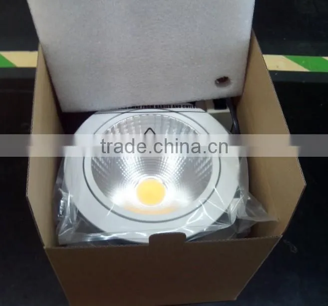 2016 high quality recessed COB led downlight 30W price With CE&Rohs