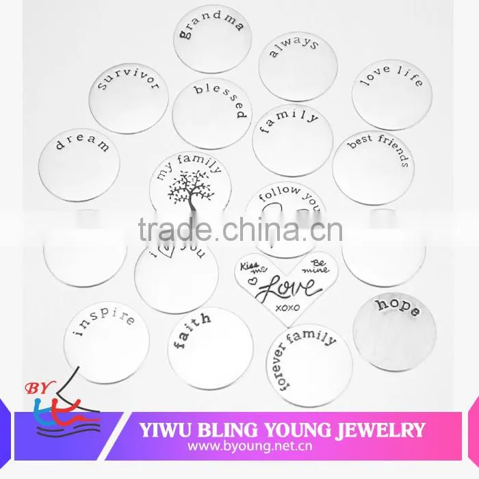 Wholesale glass memory locket charms