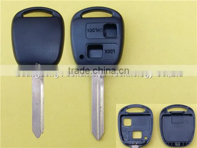 Factory Direct 2 button smart key remote shell fob for Toyota car key shell TOY47 blade