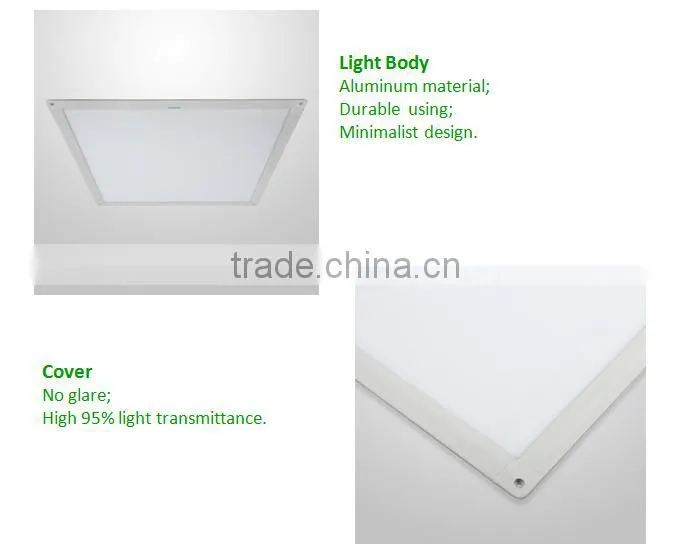 Ultra thin led light panel 600x600 led panel lights suspenion led office lighting