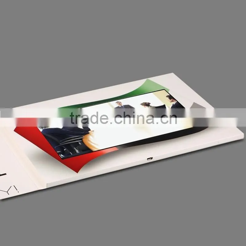 lcd video player brochure,video brochure module