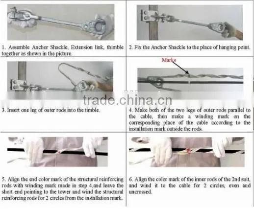 High quality galvanized transmission line hardware pole clamp for electric line fitting