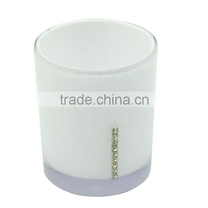 plastic bathroom accessories gargle cup with diamond