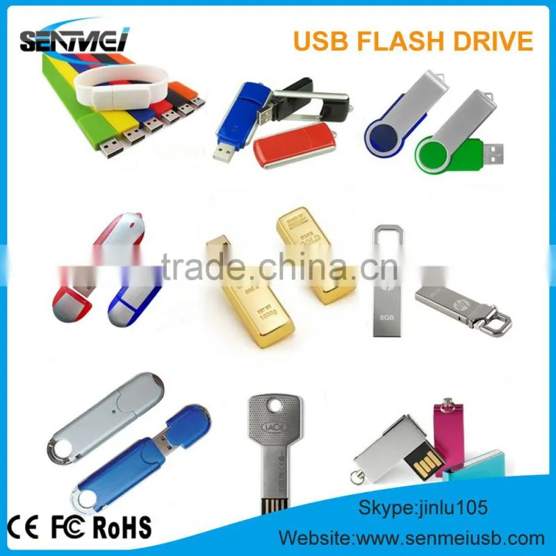 OEM PVC promotional usb flash drive 128gb