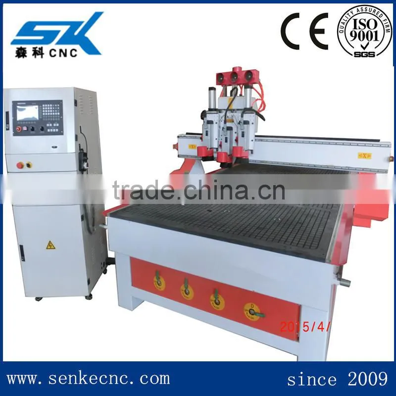 Woodworking CNC router engraving machine with cylinder tool changer cutting machine China Jinan manufacturer cnc router machine