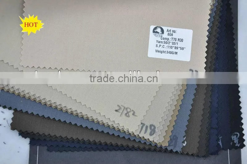 wholesale fine quality t/r men's suiting fabric in stock
