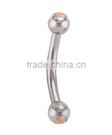 Charming Magnetic Custom Fake Stainless Steel Cool Eyebrow Rings Body Piercing Jewelry