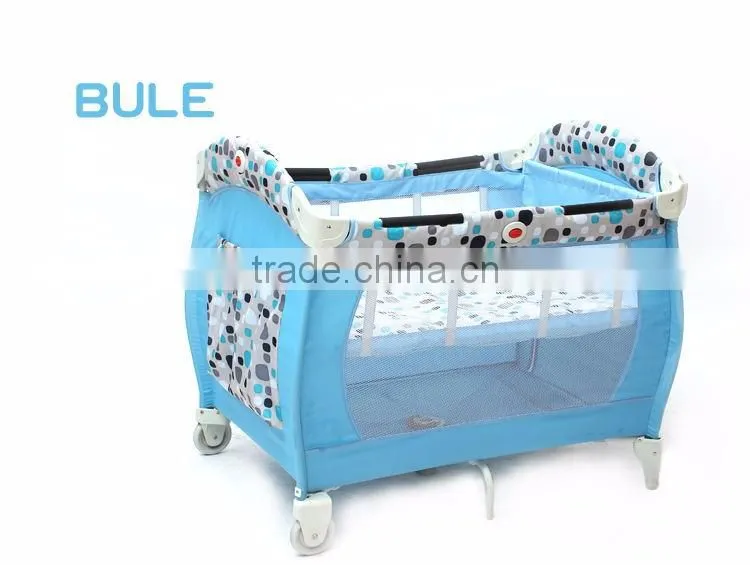 2016 New arrival stainless steel baby bed for new born