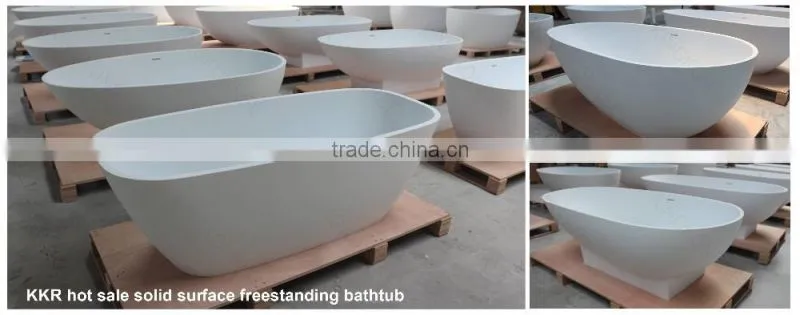 Solid surface bath tub prices , free standing bath tub