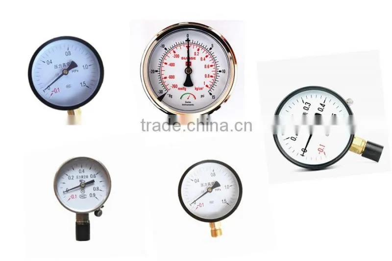 high quality negative pressure gauge manufacturer from ningbo zend factory