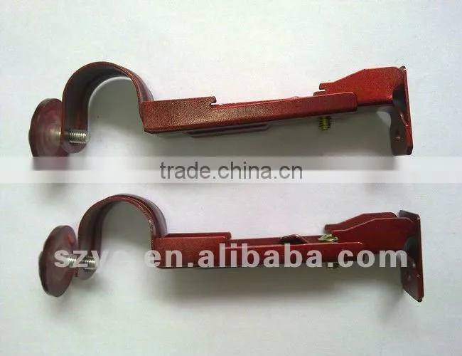 BS28 25mm iron adjustable curtain rod bracket extenders