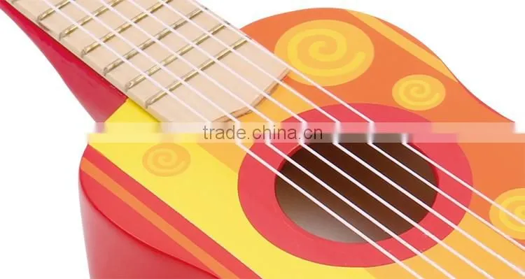 Fashion children wooden bass guitar, hot sale children acoustic guitar, popular wooden guitar