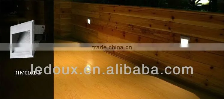 New product LED recessed wall light/step light/stair light 1W CREE