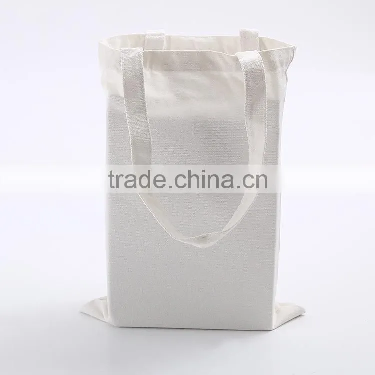 recyclable shopping cotton bag cotton canvas shopping bag white portable recyclable shopping cotton bag