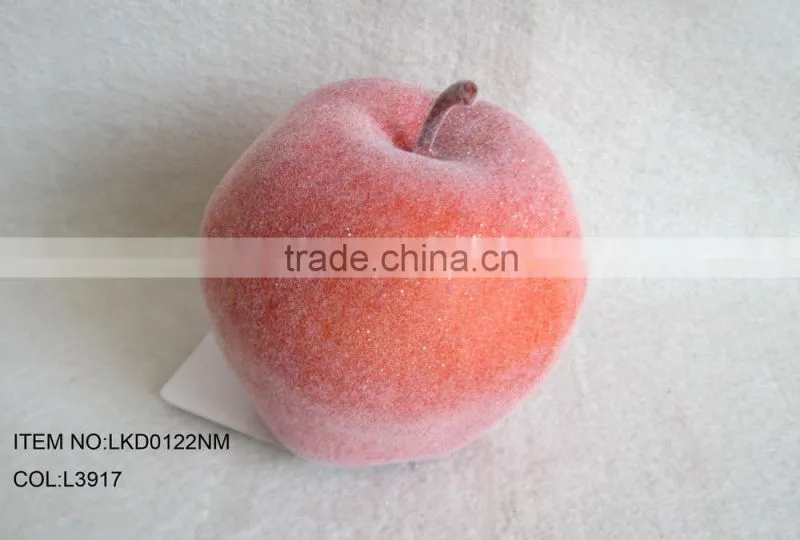 decorative artificial foam apple with emulation sugar for havest home decoration