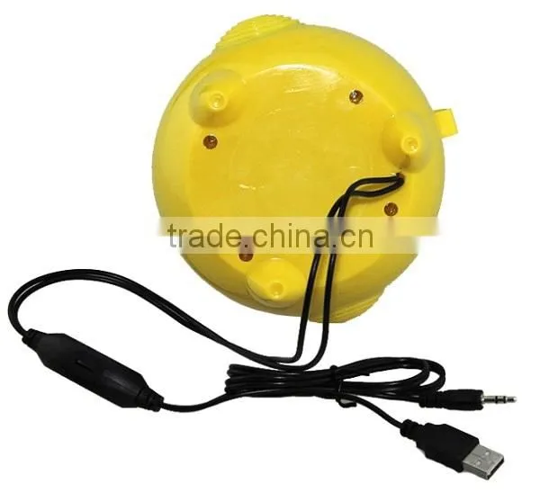 Hot Luminous desktop notebook USB computer speakers 2.0 astronauts mini live sound subwoofer sound