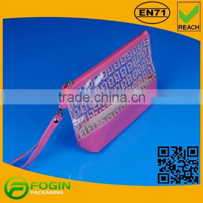 wholesale custom clear poly bag with header
