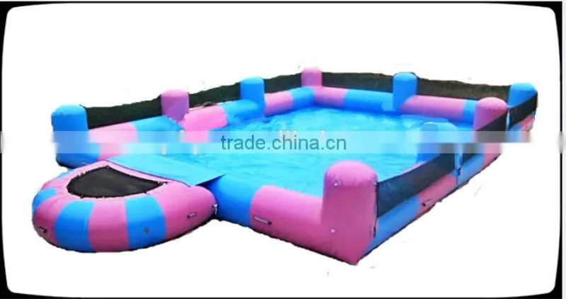 popular inflatable swimming pool with plaform