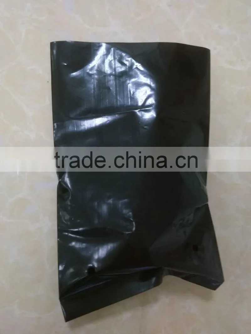 Small size 25 mircon black LDPE plastic plant bag
