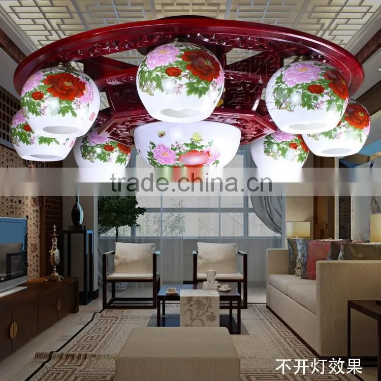 CE ETL UL tray ceiling lighting & special promotion lighting & hospital lobby ceramic bamboo ceiling light