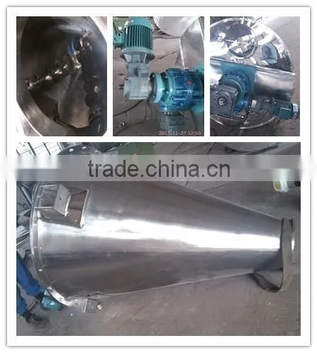 SHJ feed granule double spiral cone shaped mixer