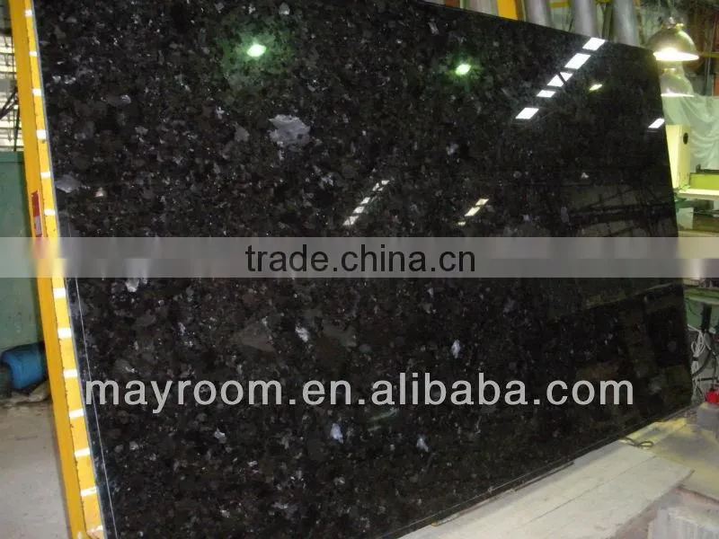 Cosmic Black / Titanium black granite slab