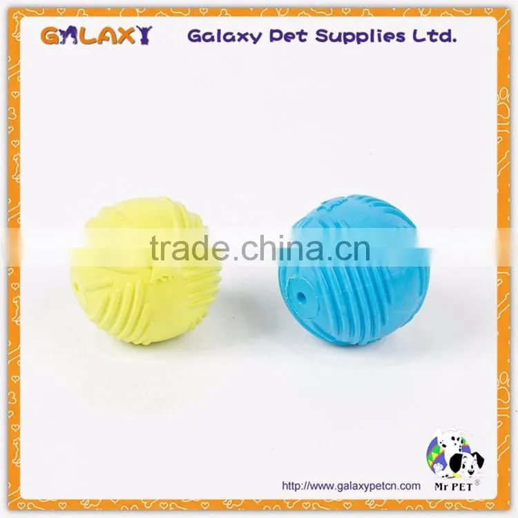 Customized design colorful soft pet training tennis ball for pet dog