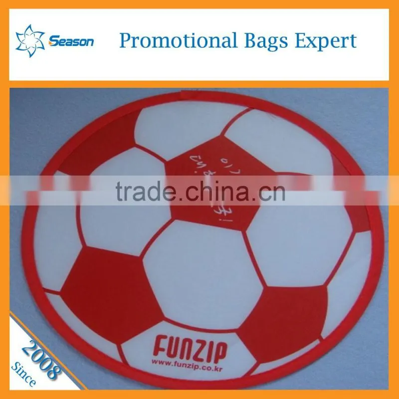 2016 new style mini cloth plastic frisbee blank foldable frisbee with pouch